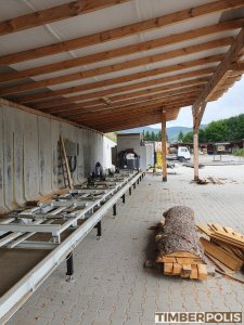 Vinkel-cirkelsågverk Walter TTPP-550 | Sågningsteknik | Träbearbetningsmaskiner | Drekos Made s.r.o