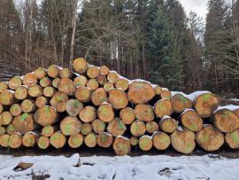 (Ädel) gran Sågrundvirke |  Barrved | Runt virke | ALBA Forrest s.r.o.