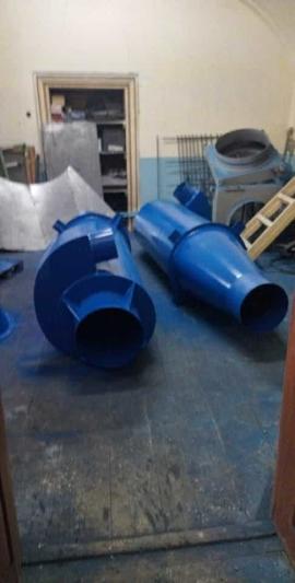 Suganordning Cyklonový odlučovač pílin  |  Torkare, luftteknik | Träbearbetningsmaskiner | Juraj polovka šneky výroba 