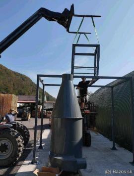 Suganordning Cyklonový odlučovač pílin  |  Torkare, luftteknik | Träbearbetningsmaskiner | Juraj polovka šneky výroba 