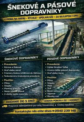 Annan utrustning Strojtatry |  Sågningsteknik | Träbearbetningsmaskiner | Juraj polovka šneky výroba 